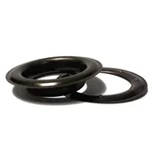 #12 Grommets with Washers 1-1/2 inch Gun Metal (100 Pack)