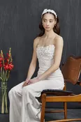 Priscilla - Floral Bridal Headband — NK Bride