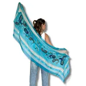 Adriana's Wool Pashmina Shawl – Embroidered Artisan Winter Wrap