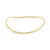 14K 3.7mm High Shine Collar Necklace