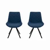 Ace Pair of Mineral Blue Dining Chairs - Dining Chair - Pair Mineral Blue