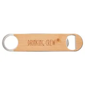 1 1/2″ x 7″ Bottle Opener with Wood Veneer