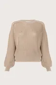 Blusa Lorena Manga Larga Taupe