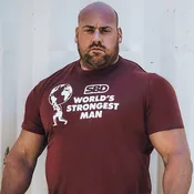 2021 World's Strongest Man T-Shirt Brick
