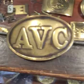 Belt Buckle AVC Solid Brass