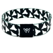 Black Shark Tooth Wristband Bracelet