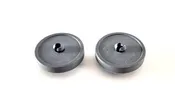 154174503 Frigidaire Dishwasher Gray Lower Dishrack Roller Set