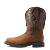 ARIAT - 11" MEN'S SIERRA SHOCK SHIELD PATRIOT WORK BOOT