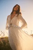 AERIN DRESS IN BLUE