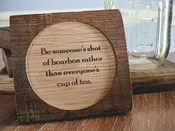 Bourbon Whiskey Themed Coasters