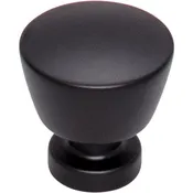 Allendale Knob 1 1/8 Inch Flat Black