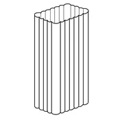 3″ x 4″ Downspout