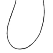 2.5mm Rounded Box Chain   (TCH-160-BK-20)
