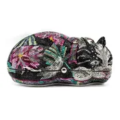 Sleeping Cat - Blue, Green and Pink — Harriett's Closet