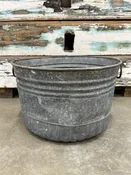 17″ Galvanized Wash Tub