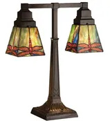 19.5"H Prairie Dragonfly 2 Arm Desk Lamp