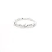 10kt White Gold & Natural Diamond Fashion Band
