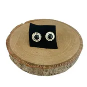 Black Spinel Earrings