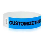 3/4" Custom Tyvek Wristbands