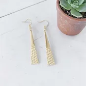 Brass Drop Earrings