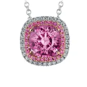 Stella Pink Sapphire Pendant — Steiners Jewelry | San Mateo CA | Quality Jewelry and Service