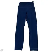 Athletic Capris By Lululemon In Navi, Size: 2