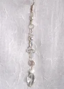ArcticMoon Long Complex Twisted Icicle (crystal/moonstone/mother of pearl/opal/pearl)(14k)