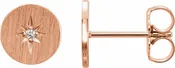 14K Rose .02 CTW Diamond Earrings