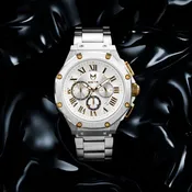 AM1045SS - AMBASSADOR SILVER & GOLD WATCH