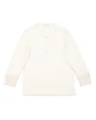 101 Loopwheeled 4.6 oz 3/4 Sleeve Henley - Nature