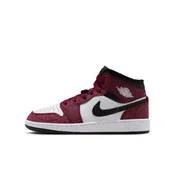 Air Jordan "1 Mid SE" GS - Team Red / White-Black