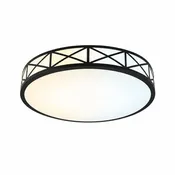 14" LED Flush Mount Ceiling Light – Criss Design, Black