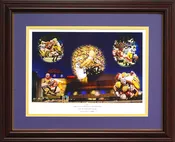 “2007 BCS National Champions” LSU framed print by Pitts