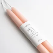 100% Beeswax Taper Candles | Pink Rose: 10 Inches
