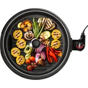 12" Electric Stainless Steel Indoor Grill