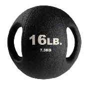 16LB BLACK Dual Grip Medicine Ball - [BSTDMB16]