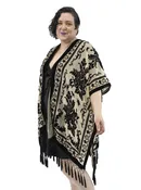 Dame Maggie Burnout Kimono THE OSSUARY