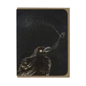 Blackbird Singing Greeting Card