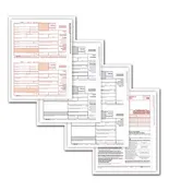 ABC 1099-NEC Tax Forms Set, 4-Part Filing Pack, 50 Sets, Includes Copies A, B, C &amp;amp; 1096 Transmittals