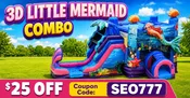 3D Little Mermaid Combo- Dry Only