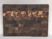 Daily Butcher Block (10x14), Walnut with Confetti Accent