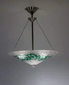 Emerald Coral Cone Pendant Chandelier