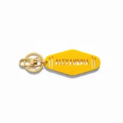 Alexandria Motel Keychain Canary Yellow