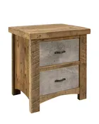 Wyoming 2 Drawer Nightstand