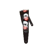 Alchemy Leather Guitar Strap, Definitely Dead