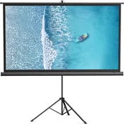 Projector Screen with Stand 100″