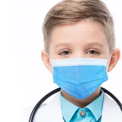 Made in USA, 3 Layer Breathable Kids (5.5") Face Mask for Kids