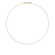18k gold filled 1mm diamond cut ball chain Necklace