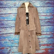 VTG 1970's SkinCheetahs Leather Skirt and Coat. AAAAAMAZING!!!!