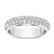 14K White Gold Diamond Ring